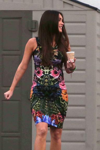 strapless open back dress White Megan Fox Open Back Beaded Short Party Dress Sequins Prom Celebr –  Hoprom main image 0
