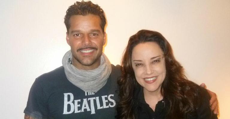 Em encontro com Ana Carolina, Ricky Martin diz que se sente em casa no Brasil