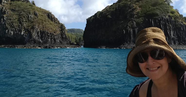 Betty Lago viaja para Fernando de Noronha com o filho