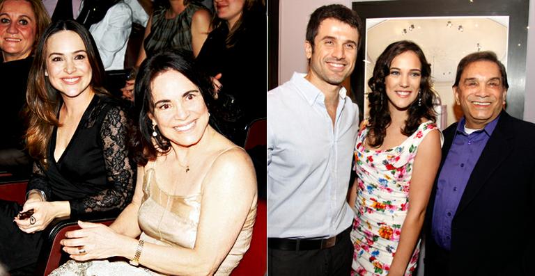 Regina Duarte recebe vips em exposição sobre a sua carreira