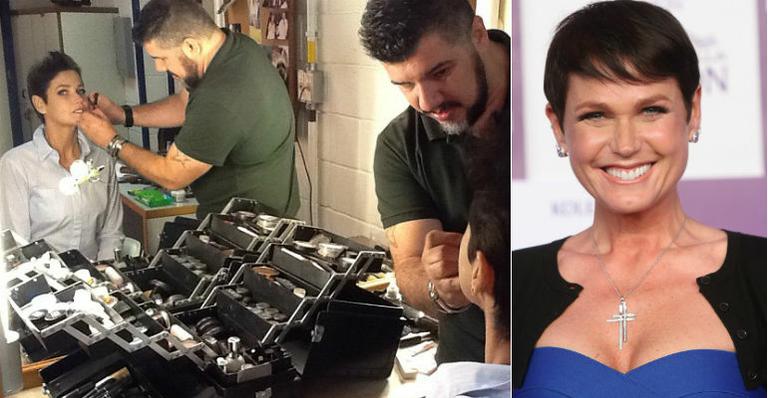 Morena, Xuxa ‘se assusta’ ao acordar e faz make mais suave