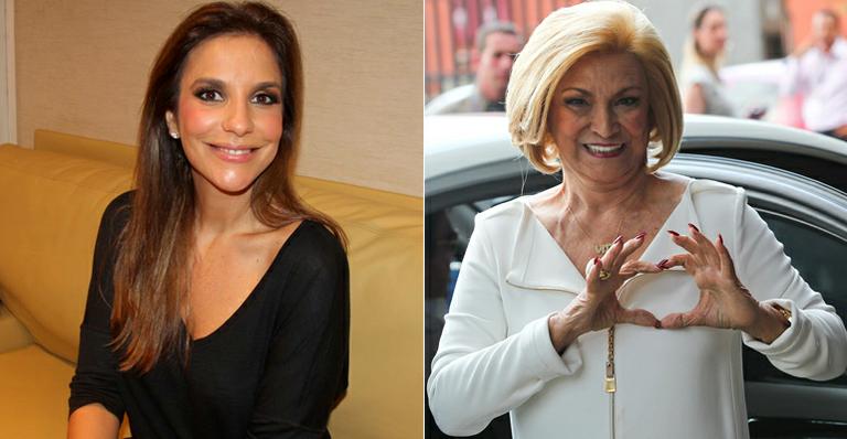 Ivete Sangalo e Hebe Camargo trocam mensagens carinhosas no Twitter