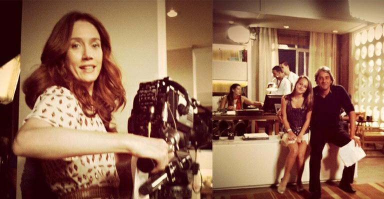 Carolina Ferraz mostra bastidores de ‘Avenida Brasil’