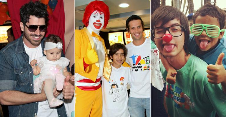 Pe Lanza e vários famosos participam de evento para ajudar crianças com câncer