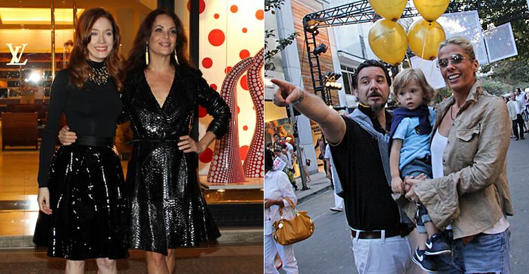 Adriane Galisteu, Carolina Ferraz e Camila Morgado brilham em evento nos Jardins