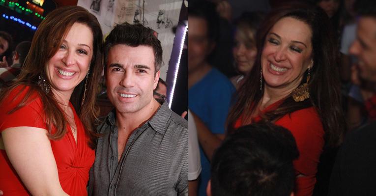 Acompanhada do amado, Claudia Raia se diverte em balada paulista