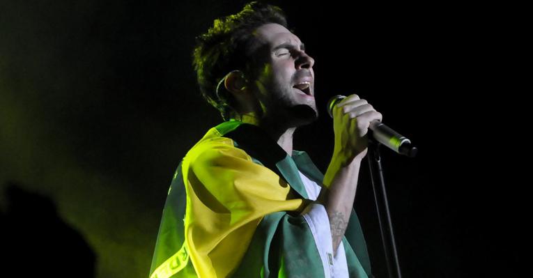 Banda Maroon 5 se apresenta em São Paulo; veja fotos!
