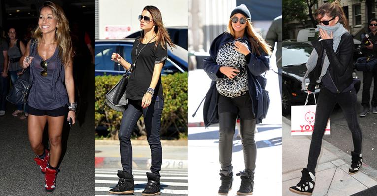 Sneakers conquistam famosas como Gisele Bündchen e Beyoncé, mas dividem opiniões