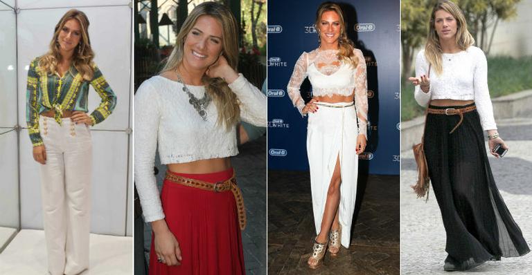 Giovanna Ewbank é fã do estilo cropped top