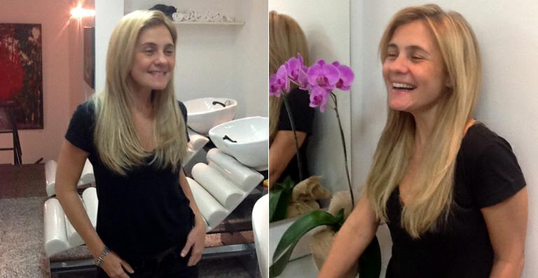 Adriana Esteves coloca megahair e volta a ficar loira para ‘Avenida Brasil’