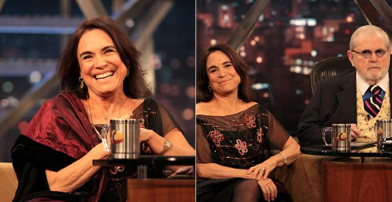 Regina Duarte recebe homenagem no ‘Programa do Jô’ e fala de sua carreira de sucesso