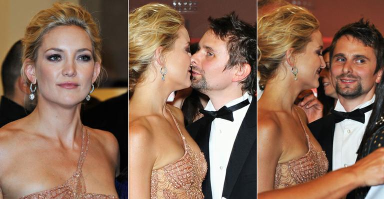 Kate Hudson e Matthew Bellamy: amor no Festival de Veneza