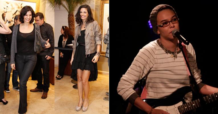 Atrizes conferem show de Maria Gadú no Rio