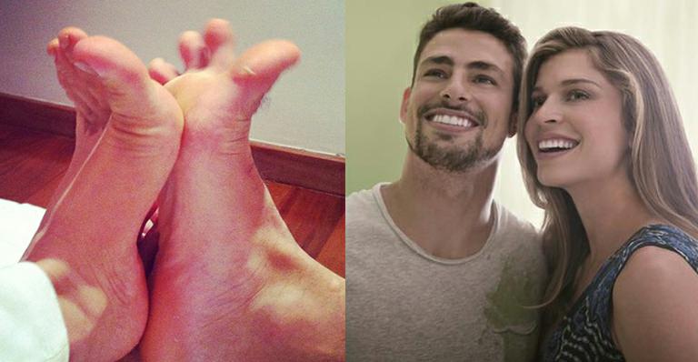 Grazi Massafera publica foto de sua intimidade com Cauã Reymond