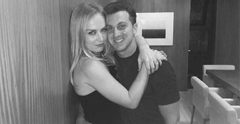 Angélica faz homenagem para Luciano Huck na internet