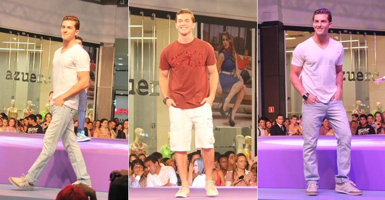 Klebber Toledo esbanja charme e simpatia em desfile no Pará