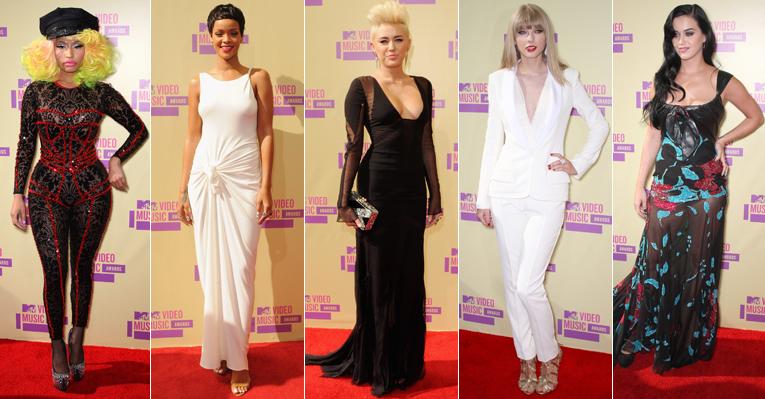 Estilo VMA 2012: os looks eleitos pelas estrelas para o red carpet da premiação da música em L.A.