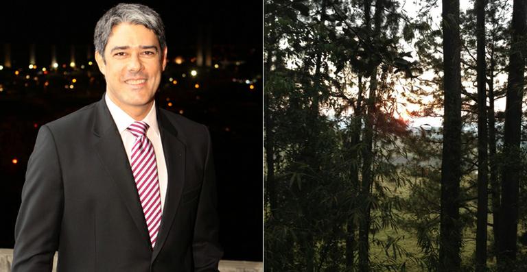 William Bonner tira dias de folga e emagrece em um spa