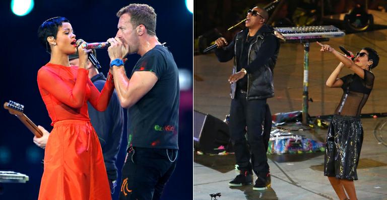 Rihanna, Coldplay e Jay-Z fazem show de encerramento da Paralimpíada de Londres