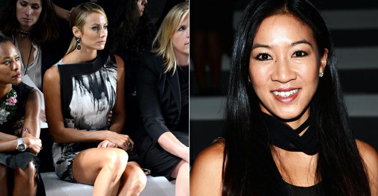 Namorada de George Clooney, Stacy Keibler prestigia Vera Wang em NY