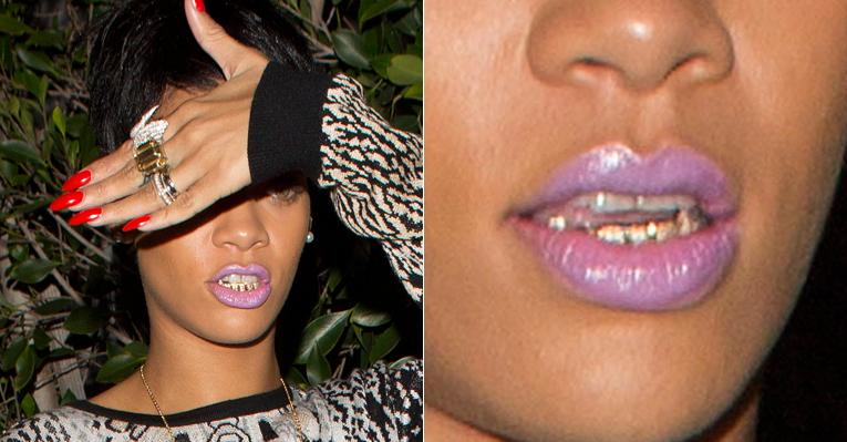 O DIA EM RESUMO: Extravagante, Rihanna surge com dentes de ouro