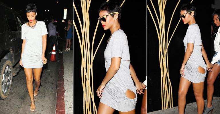Rihanna mostra sensualidade em Los Angeles