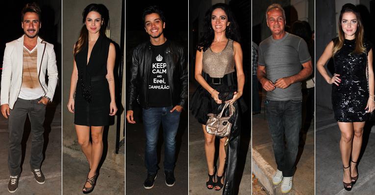 Participantes do ‘Dança dos Famosos’ comemoram a final em balada