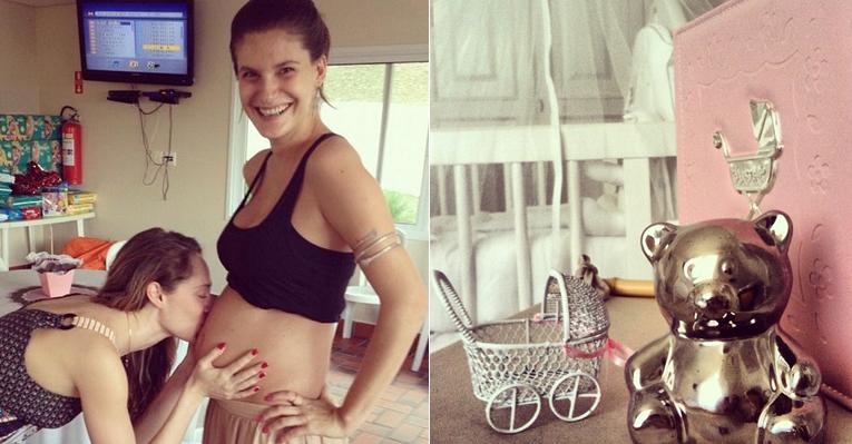 Carol Francischini mostra a decoração do quartinho de sua filha