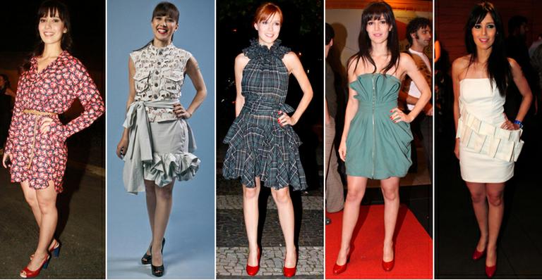 Os looks românticos de Marjorie Estiano