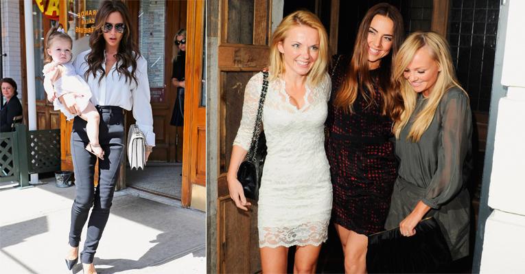 Victoria Beckham almoça com sua caçula
