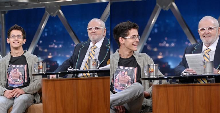 David Lucas fala de seu livro no ‘Programa do Jô’