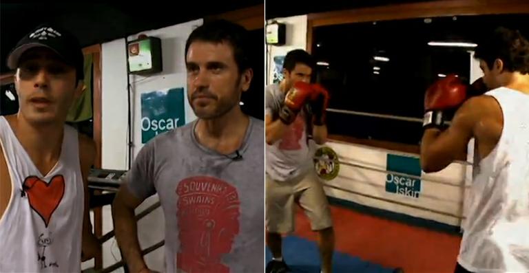 Eriberto Leão e Thiago Rodrigues treinam pesado para ‘Guerra dos Sexos’