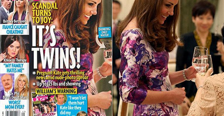 Revista é acusada de manipular gravidez de Kate Middleton
