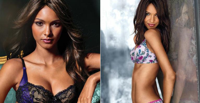 Lais Ribeiro faz ensaio sensual de lingerie
