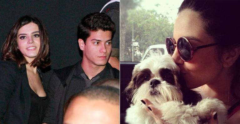Arthur Aguiar dá cachorrinho para Giovanna Lancellotti