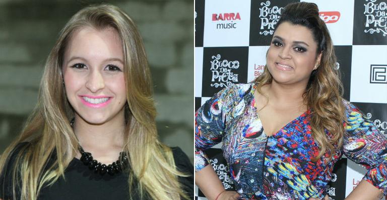 Carla Diaz prestigia show de Preta Gil