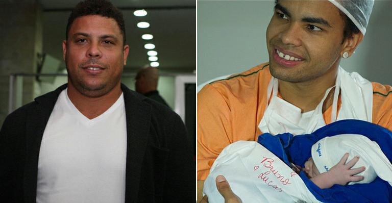 Ronaldo parabeniza e brinca com Dentinho sobre o nascimento de seu primeiro filho