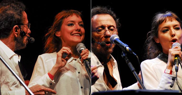 Mallu Magalhães canta no lançamento do novo álbum de Tom Zé