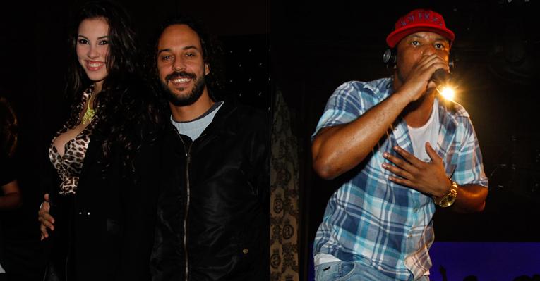 Acompanhado, Gabriel O Pensador vai ao show de Buchecha
