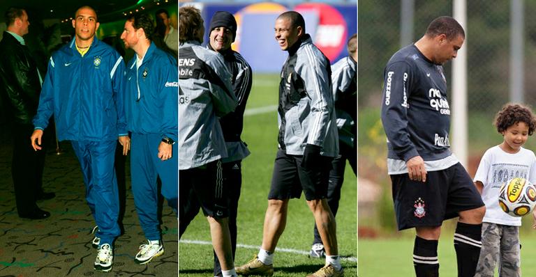 As transformações do aniversariante Ronaldo Nazário desde o começo de sua carreira