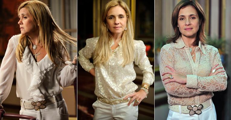 Gosta de camisas? Carminha também! Veja algumas peças do guarda-roupas da personagem