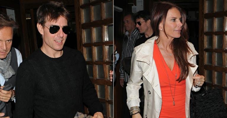 Tom Cruise aproveita a vida de solteiro em Londres
