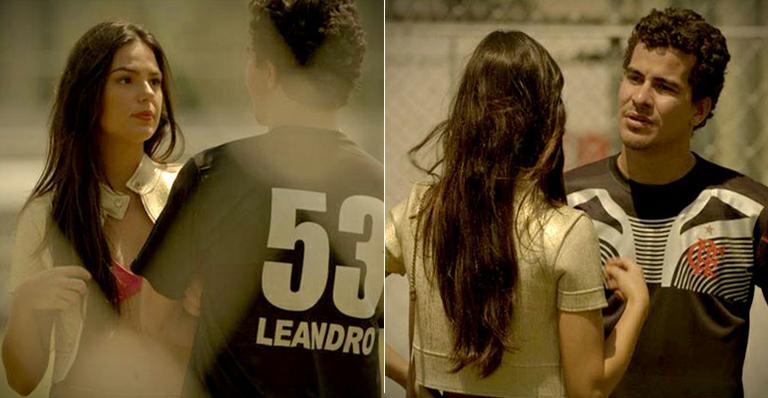 ‘Avenida Brasil’: depois de divórcio, Suelen vai atrás de Leandro, mas leva fora