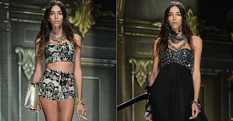 Lea T. desfila na Semana de Moda de Milão