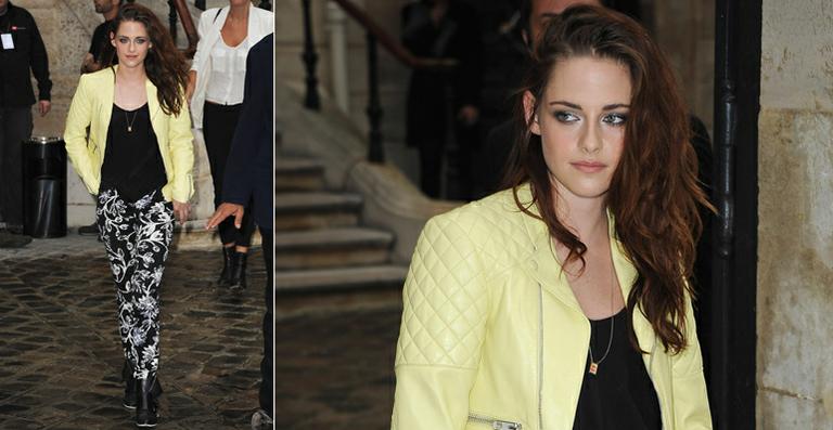 Kristen Stewart brinca sobre fase polêmica na Paris Fashion Week