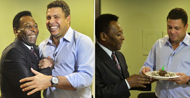 Ronaldo, o Fenômeno, recebe apoio de Pelé no ‘Medida Certa’