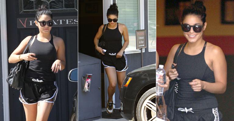 Vanessa Hudgens se dedica a exercício com foco no boxe e no pilates nos EUA
