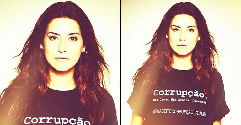 Fernanda Paes Leme na luta contra a corrupção no país