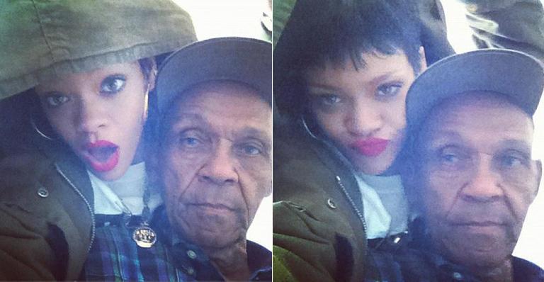 Após perda da avó, Rihanna dá apoio ao avô Lionel