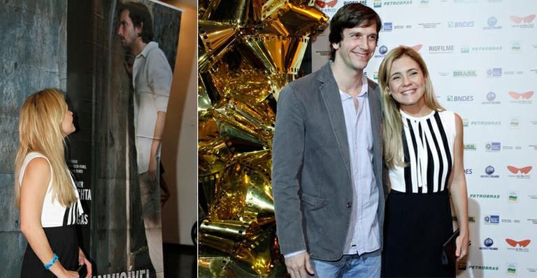 Adriana Esteves prestigia Vladimir Brichta em Festival do Rio